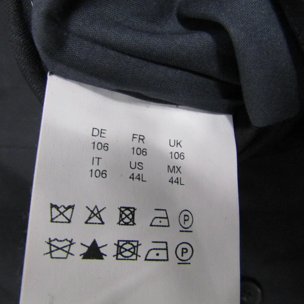 Suit Vest Mens 44L‎ Black Solid 3 Piece Belted Formal Waistcoat Wedding Business